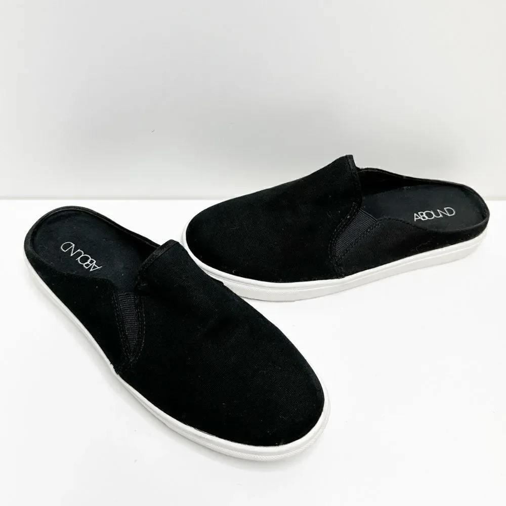 Abound‎ Women’s Slide On Black Sneaker Shoes Size 7